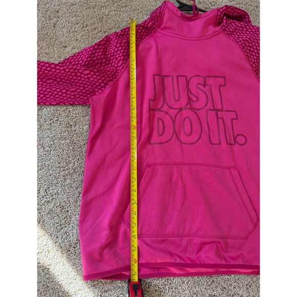 Nike Women's Therma-fit Pink Just Do It Sweater Camouflage Size L Activewear - Picture 5 of 5